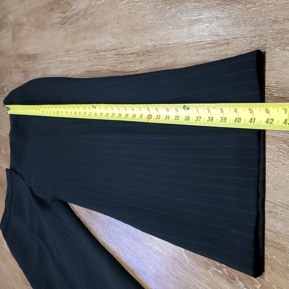 (10) Le Suit Essentials Pinstriped Straight Leg Lined Trousers Suiting Formal - Picture 4 of 9